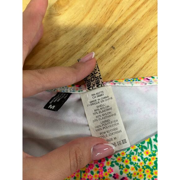 O'Neill Heat Wave Triangle Top & Bikini Bottom Set Multicolor Womens Size Medium - Picture 4 of 5